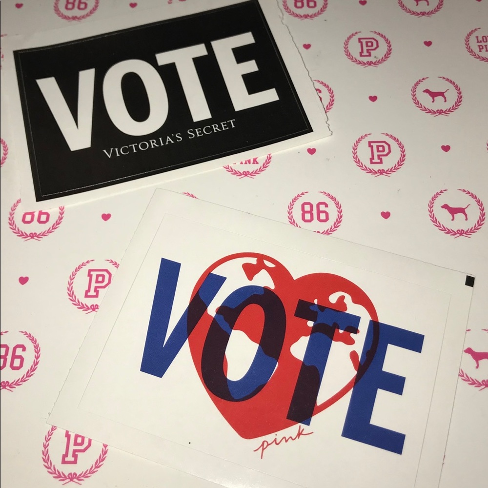 ❤️🖤NEW 2 VS PINK STICKERS🖤❤️